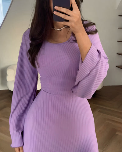 Elegante gebreide jurk