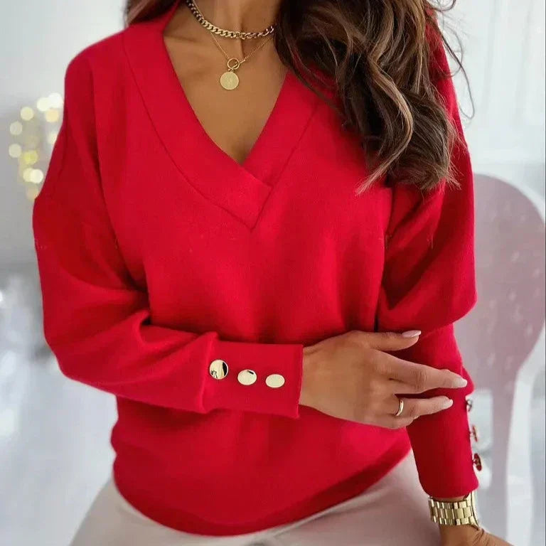 Francesca - V-neck Sweater