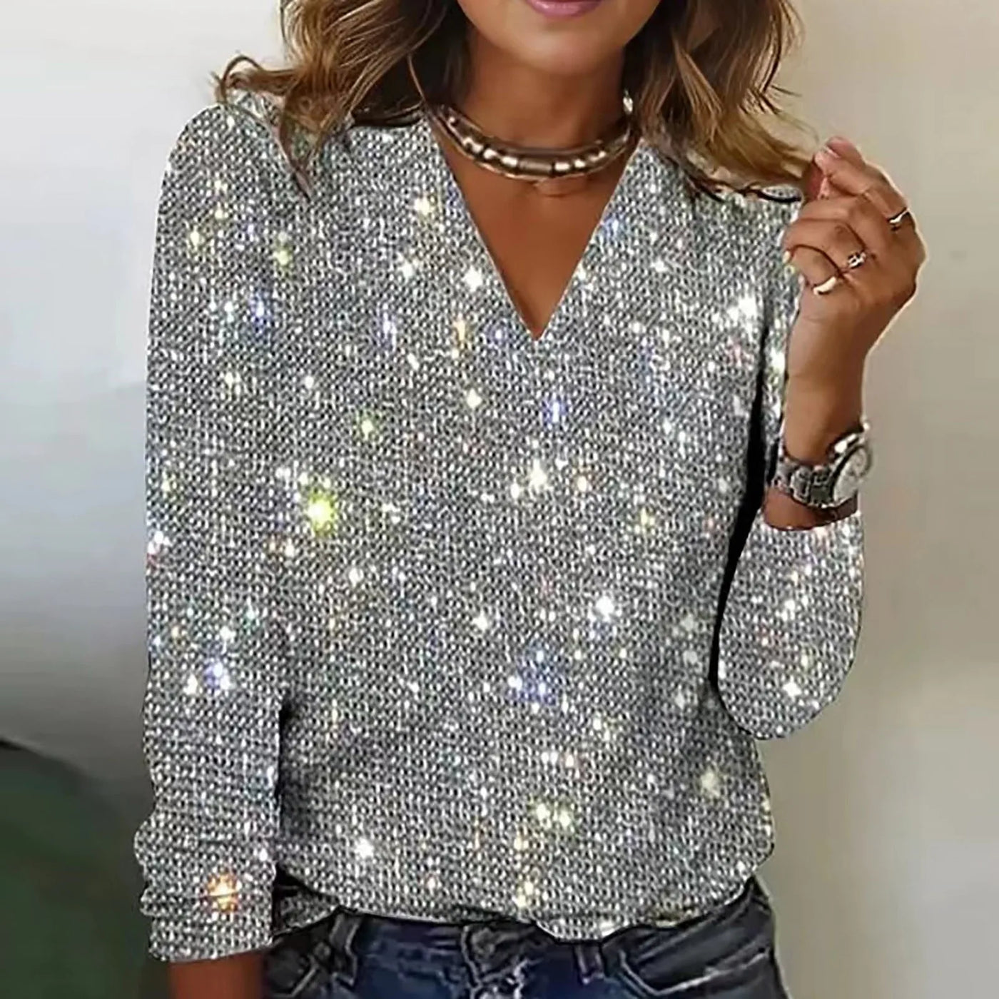 Giulia - Pailletten top.